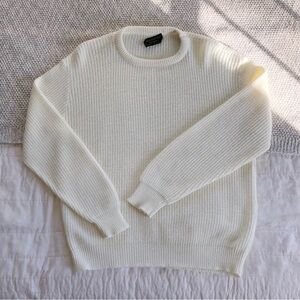vintage crew neck knit sweater